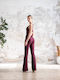Damentagliches Jumpsuit Burgundisch
