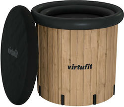 Virtufit Ледена Вана Xxl 375 Литра Имитиращо Дърво Аксесоари Virtufit Ледена Вана Xxl 375 Литра Имитиращо Дърво Аксесоари