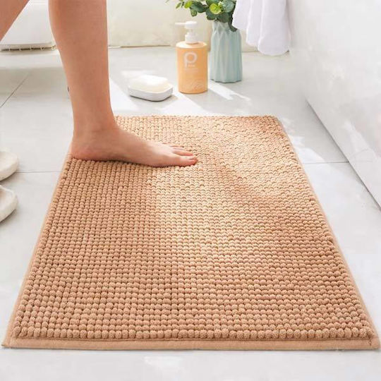 SpitiBazaar Неслизащ Бански Килим SD-3973 Сьомга 50x80см