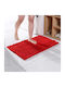 SpitiBazaar Rutschfeste Badematte SD-3980 Rote 40x60cm