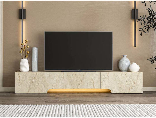 Έπιπλο Τηλεόρασης με Φωτισμό LED Πολύχρωμο Μ180xΠ30xΥ30cm