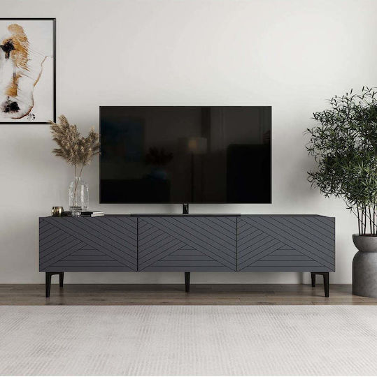 SteweHome TV-Ständer Grau M160xP30xH44cm