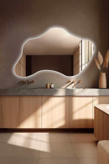 SteweHome Wandspiegel Asymmetrisch & LED Beleuchtung