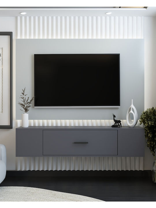 SteweHome TV-Ständer Grau M150xT30xH33cm