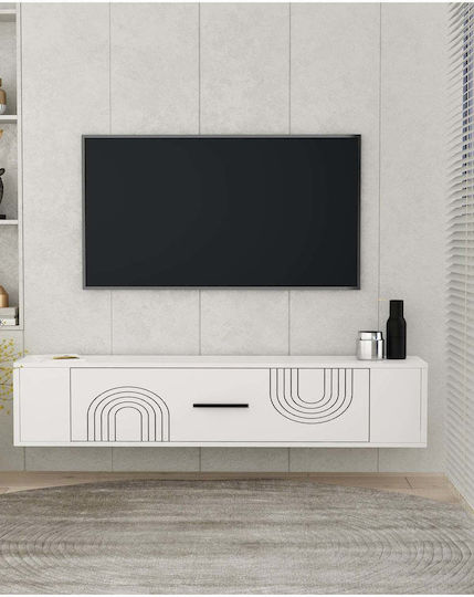 Multicolour TV Stand L120xD26xH33cm