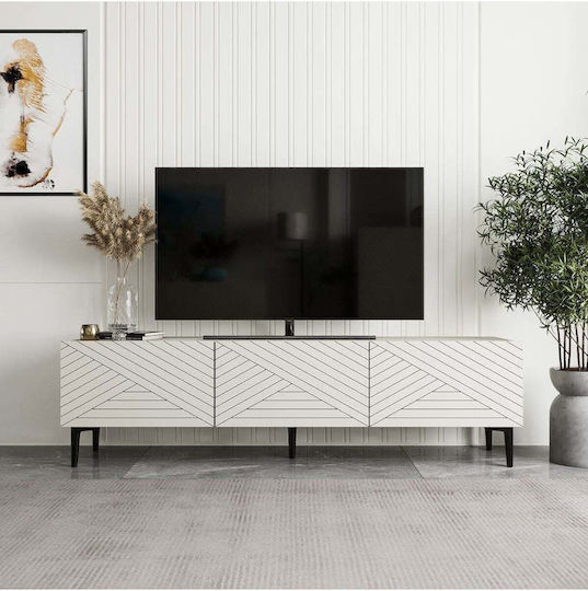 SteweHome TV-Ständer Beige M160xP30xH44cm