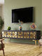 Stand TV Alb L120xA30xÎ41cm