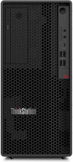 Lenovo Workstation ThinkStation P2 Tower G2 Gaming Desktop PC (Ultra 7-7265K/32GB DDR4/1.0TB SSD/GeForce RTX 5070/W11 Pro)