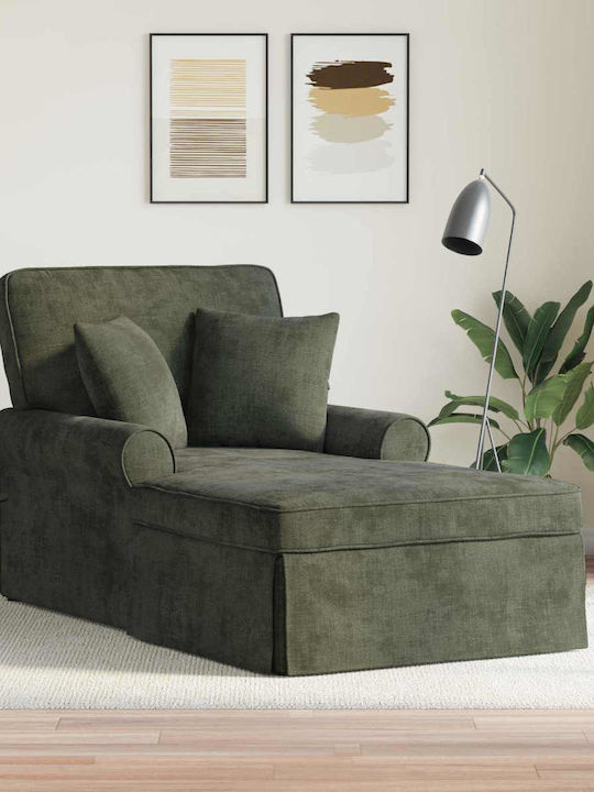 Fabric Recliner Green 157x91x91 cm 42022961
