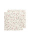 24home.gr Burp Cloths & Swaddle Wraps Muslin Multicolour 70x70cm 2 Pieces