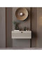 Wooden Console Beige L69xW24xH26cm