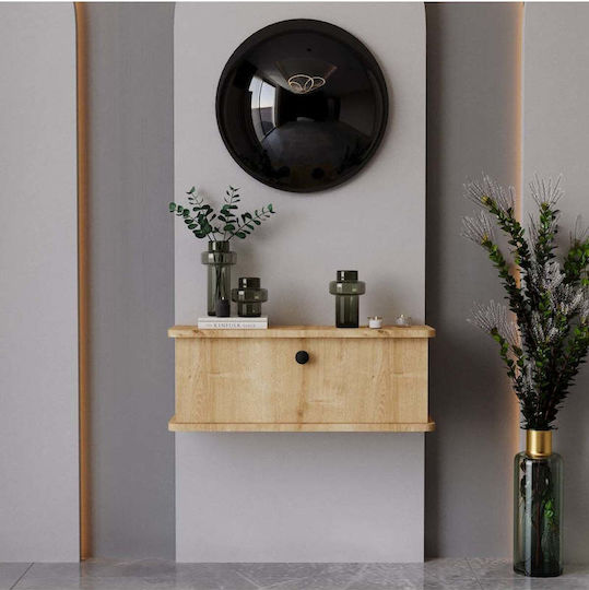 Wooden Console Brown L69xW26xH26cm