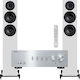 Yamaha Yamaha Tonsystem 2.0 A-S501S Mit Wharfedale 12.3 Bundle 50962 120W Mit Blu-Ray Player Und Bluetooth Silber