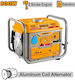 Ingco Silent Gasoline Generator Two-Stroke with Manual Starter and Maximum Power 1kVA