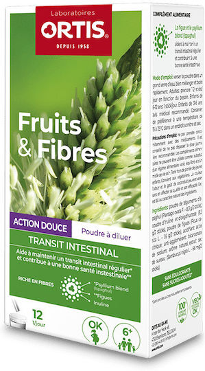 Ortis Fruits & Fibres Special Food Supplement 12 Sachets