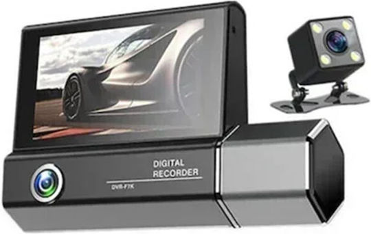 Set Cameră DVR Auto 1080P cu Ecran 3" și Cameră Marșarier