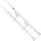 Jack Fin Stylo Artificial Bait Minnow Fluorescent White
