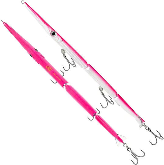 Jack Fin Stylo Artificial Bait Minnow Fluorescent Pink Fluo