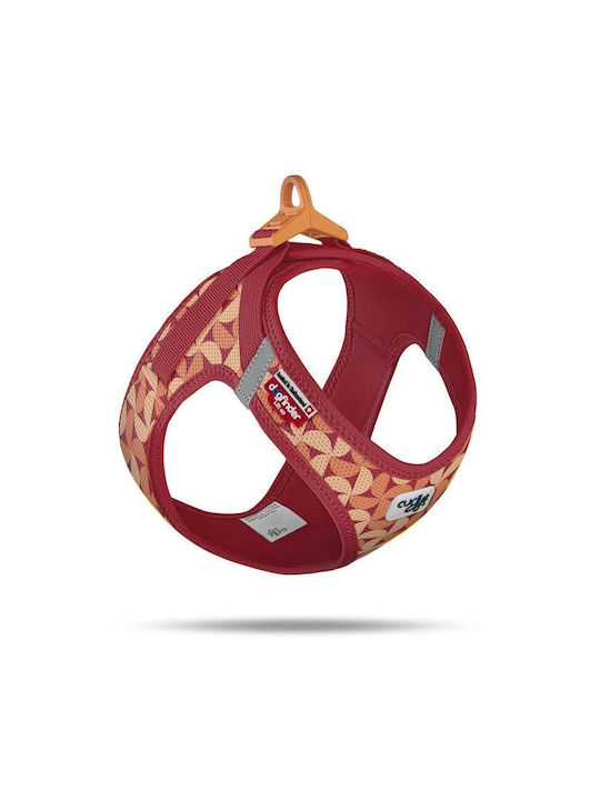 Curli Vest Harness Clasp Air-mesh SE26 Semi Circle Red X-Large 11.5-18.0kg 55.5-62.7cm