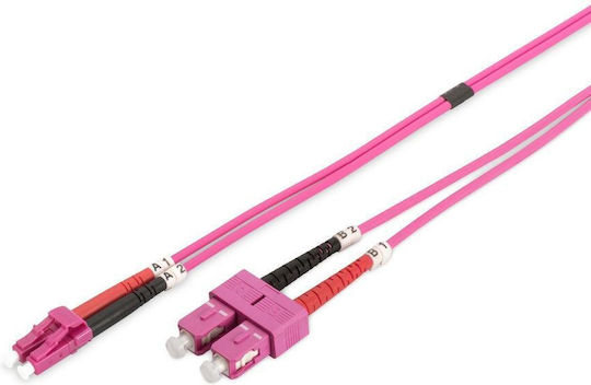 Digitus Dk-2532-05-4 Optical Fiber Lc Sc Om4 Duplex 5 M Mov