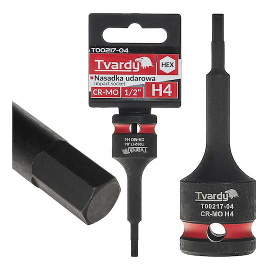 Καρυδάκι Κρουστικό Μύτη Άλλεν H4 1/2" Cr-mo Tvardy