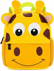 Giggles & Co. 3D Giraffe Backpack Yellow