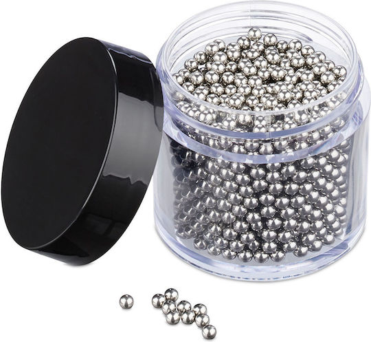 Set Mărgele De Curățare 1000 Bucăți Negru Argintiu Transparent 4x4.5x4.5 Cm