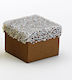 Hochzeitsgeschenkmaterialien Papier Box Braune 7x7x5 Pro Set 12 Stück