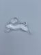Decorative White Bunny Pvc 4x2.5cm Height 1 Package=98 Pieces