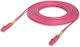 Ubiquiti Om4 Duplex Lc Upc Fiber Optic Cable 10m Pink