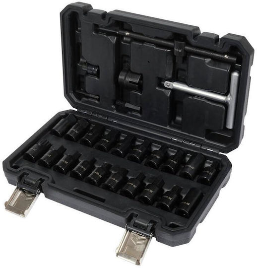 Yato Yt-05998 Ölablassschrauben-Schlüssel Set 26 Stück