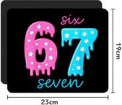 Mouse Pad Cauciuc 22x18cm Six-seven