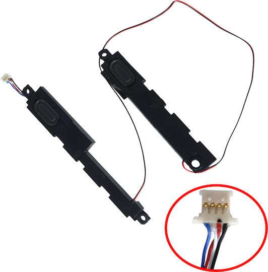 Speaker Set Ηχεία Ζευγάρι Laptop Lenovo Ideapad Flex 5 14iau7 82r7 14alc7 82r9 14iru8 Flex 7 14iau7 82vc 14iru8 82y2 5sb0s31975 5sb0s32028 023.400qp.0001 Speakers Left+right Κωδ.1-spkr429