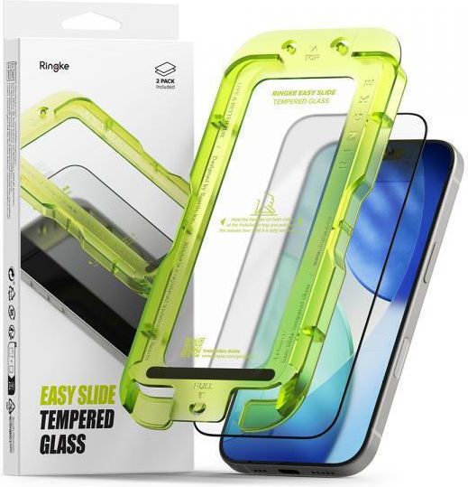 Ringke Easy Slide Screen Protector Film Apple Iphone 17 Pro Max Tempered Glass Full Glue Set 2 Pieces