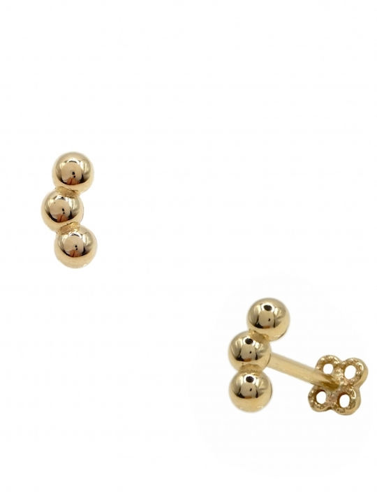 Polytimo Earring Bar Gold 14K 1.2mm
