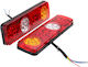 Led Tail Lights Turn Signal Rear Light Set 12v Truck Van Semi-trailer