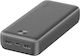 TTEC ReCharger Power Bank 20000mAh 10.5W mit 2 USB-A Ausgangsanschlüsse Schwarz