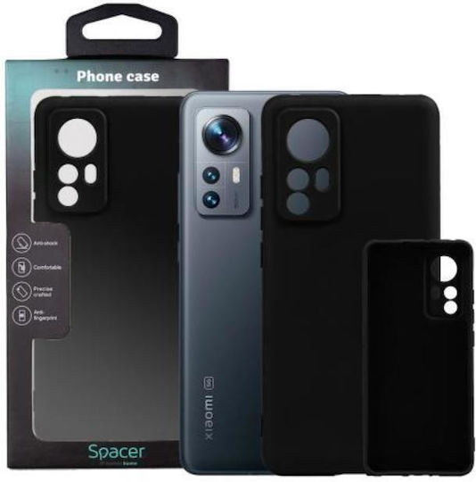 Spacer Sppc-xi-12-slk Umschlag Rückseite Xiaomi 12 Schwarz