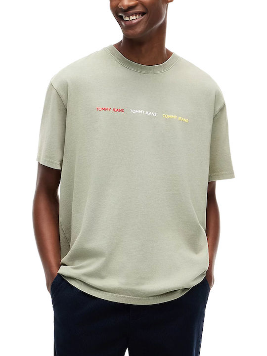 Tommy Hilfiger T-shirt Χακι