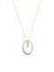 Ioannis Kosmima Necklace From 9 K Gold With Zircon