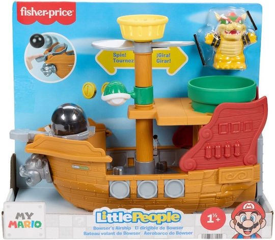Flying Ship – My Super Mario Little People Playset Bowser’s Airship Fisher-price