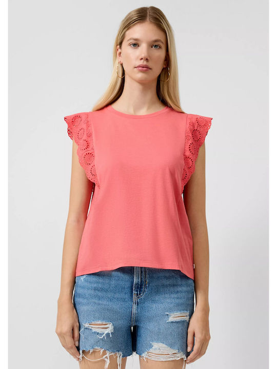 s.Oliver Women's Blouse with Broderie Anglaise ...