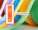 Set Satin Ribbon Orange 25m 5pcs