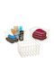 Relaxdays Gold Storage Basket 28x20x15.5cm 3 Pieces