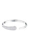 Morellato Women's Handcuff Bracelet Made of Stainless Steel with Zircon
