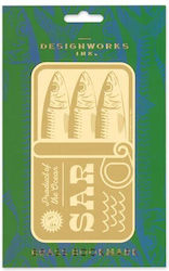 Σελιδοδεικτης Brass Bookmark Sardines Dw Dbm-1020eu