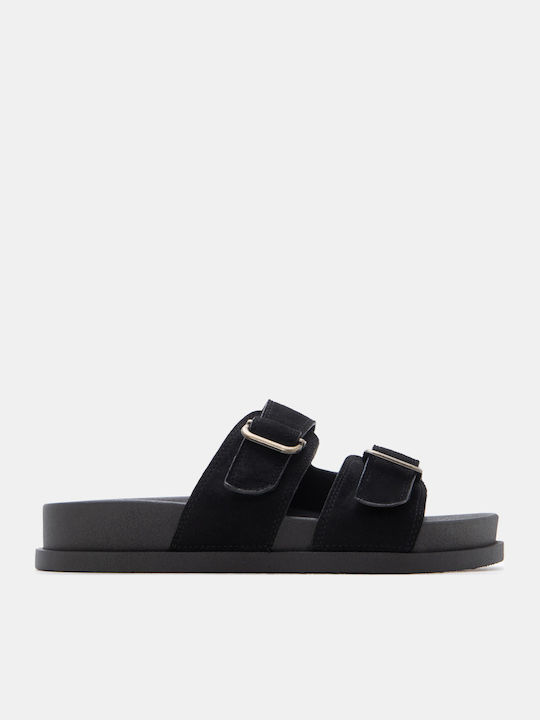 Luigi Flache Sandalen Für Damen Flatforms Schwarz