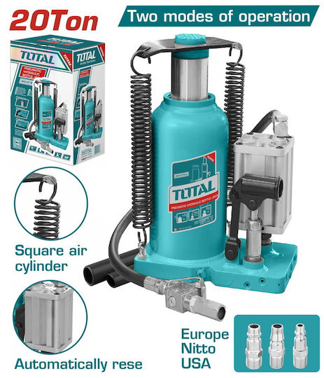 Total Hydraulic Bottle Jack for Load Weight up to 20 Tons