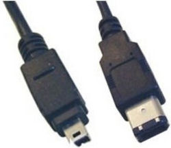 Firewire-Kabel 6-poliger Stecker - 4-poliger Stecker 1,8 m