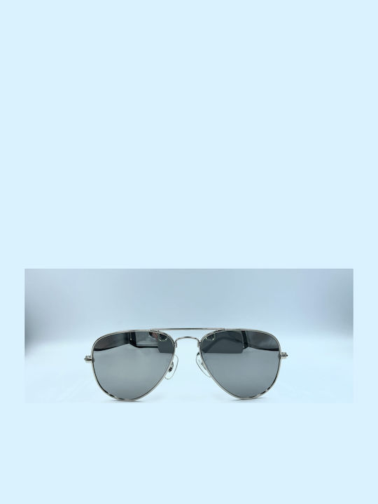 Marasil Aviator Kids Sunglasses Silver